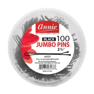 Annie Jumbo Bob Pins 100pcs Black